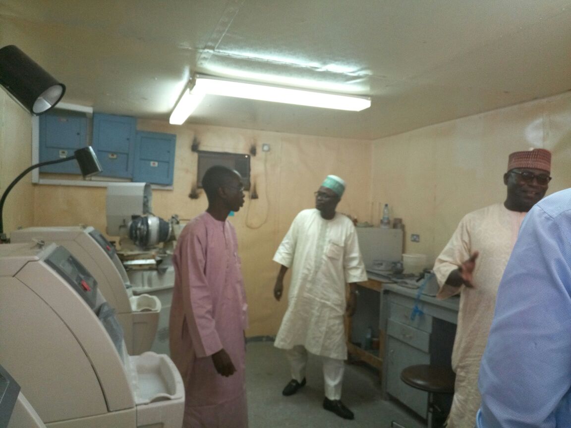 Visit of NHIS team to NEC
